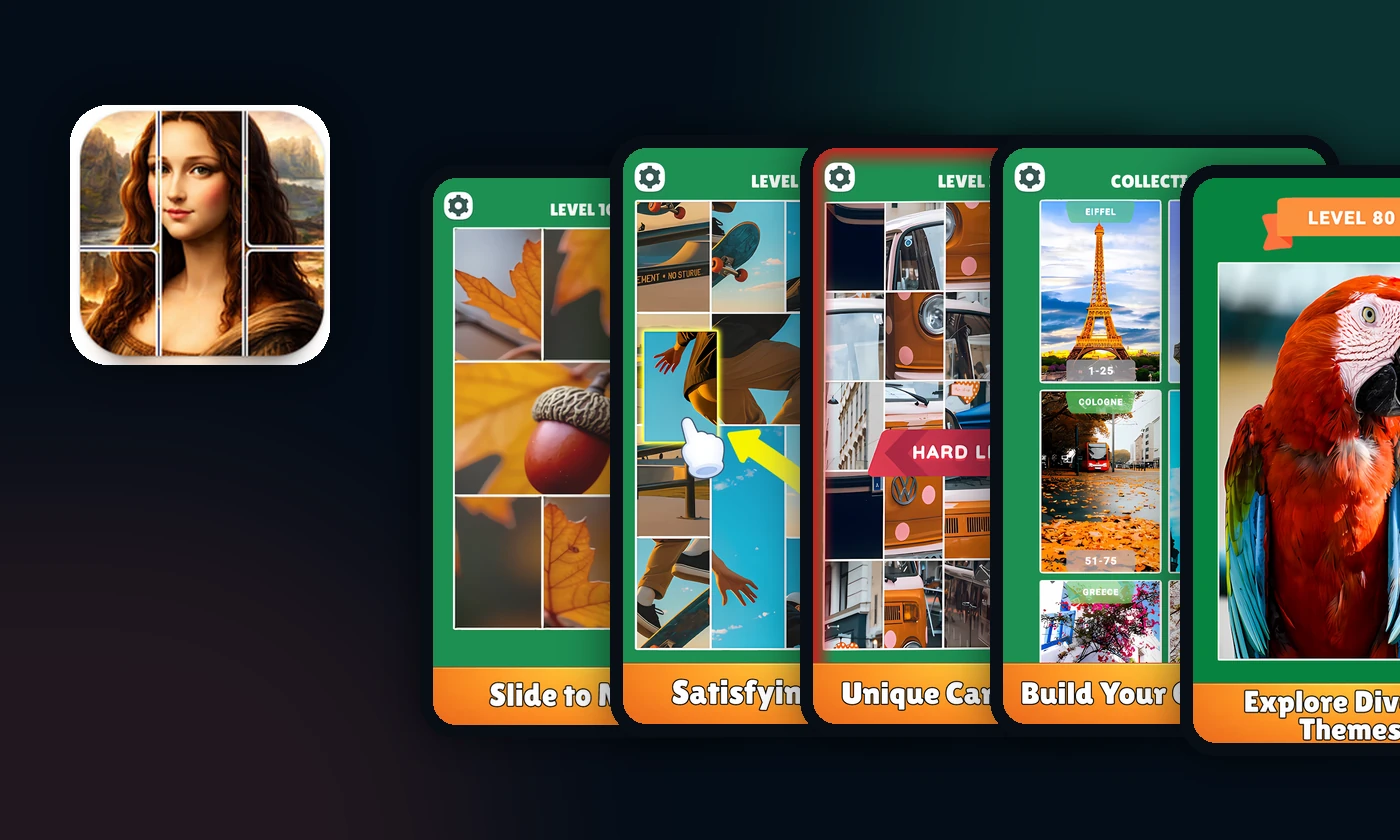Jigsaw Card Solitaire gameplay
